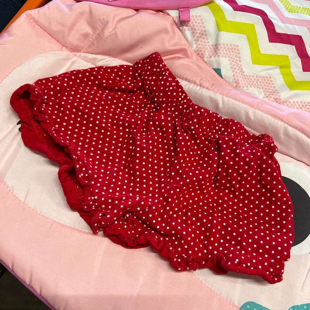 Red Polka Dot Baby Bloomers